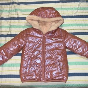Little girls Abercrombie reversible puffer jacket
